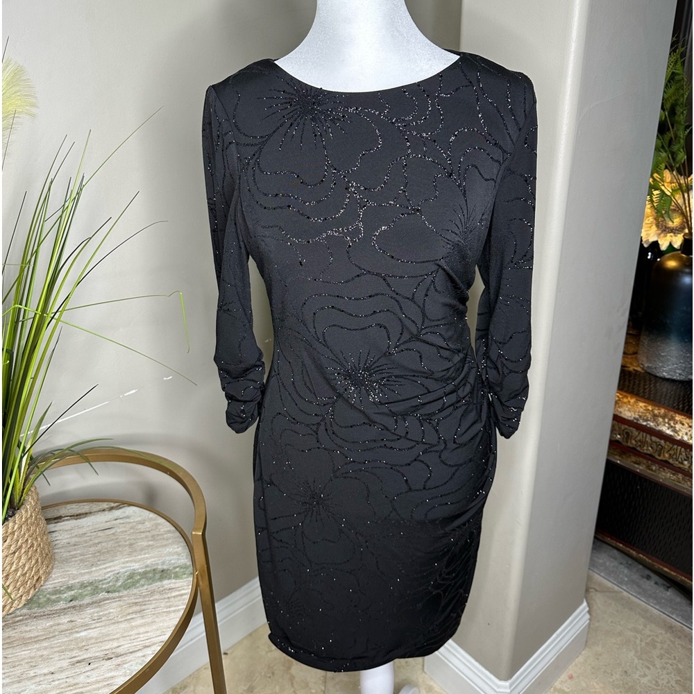 🌃JESSICA HOWARD-Glittery Black Dress🌃